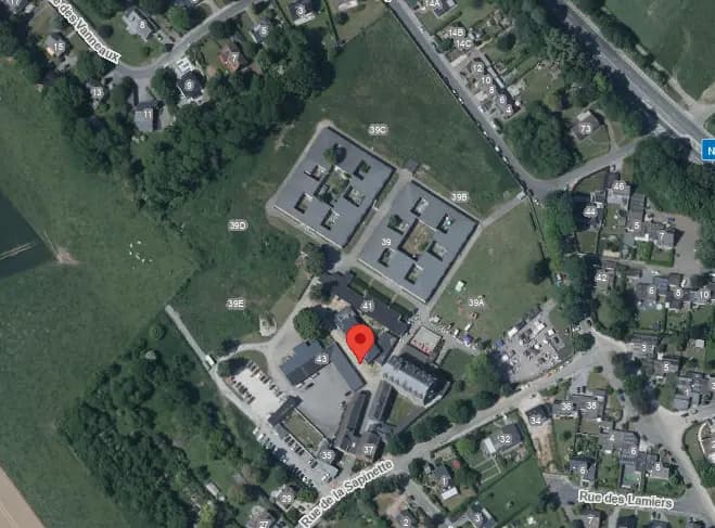 Vue aérienne Site de Suarlée (Clair Val)