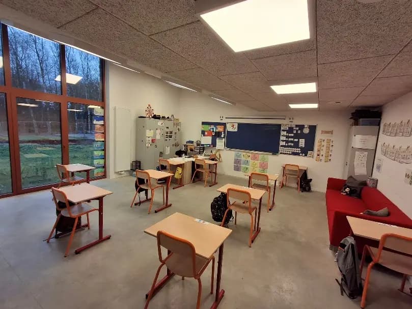 Intérieur d'une classe
